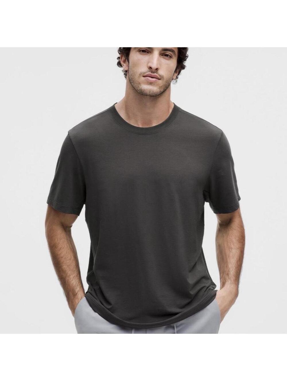 Lululemon Fundamental T-Shirt Black Gray Men's XL